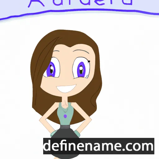 Audrea cartoon