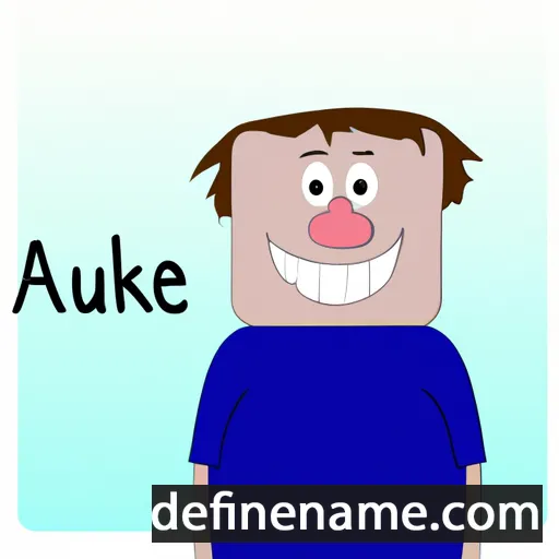 Auke cartoon