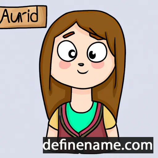 Auðr cartoon