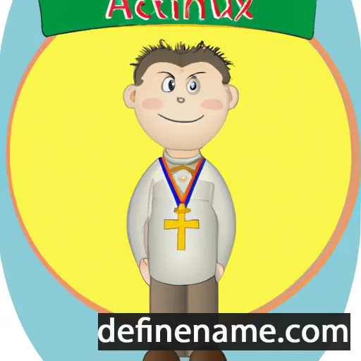 Auxentius cartoon