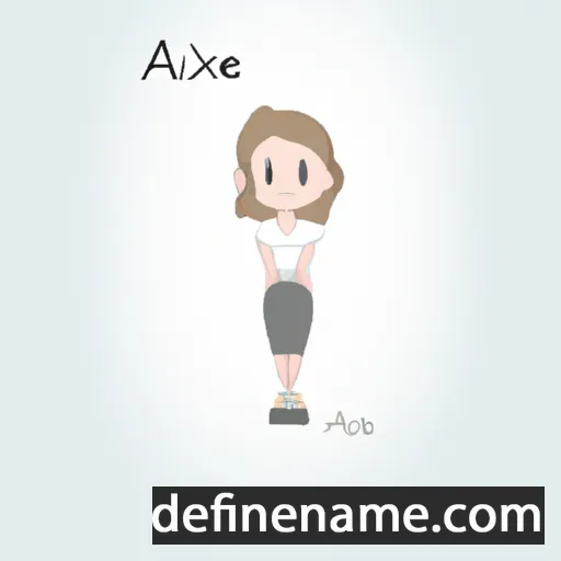 Axelle cartoon