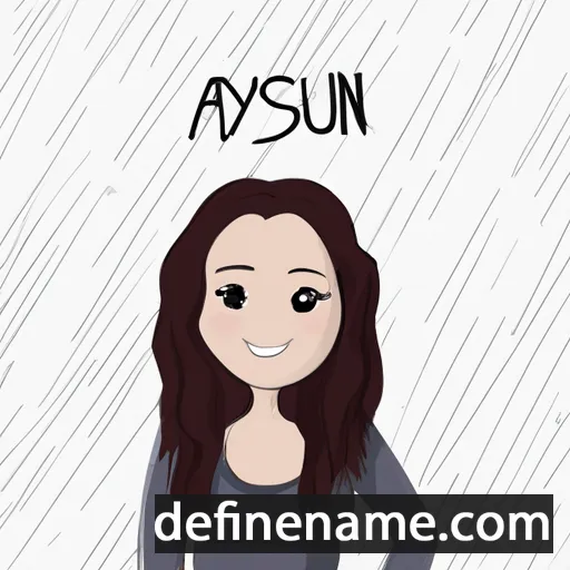 Ayşenur cartoon