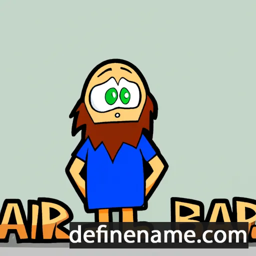 Bárðr cartoon