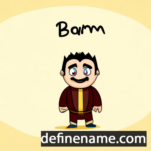 Bahrom cartoon