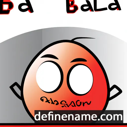 Bala cartoon