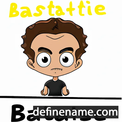 Baptiste cartoon