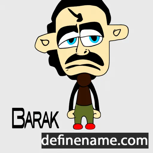 cartoon of the name Barak