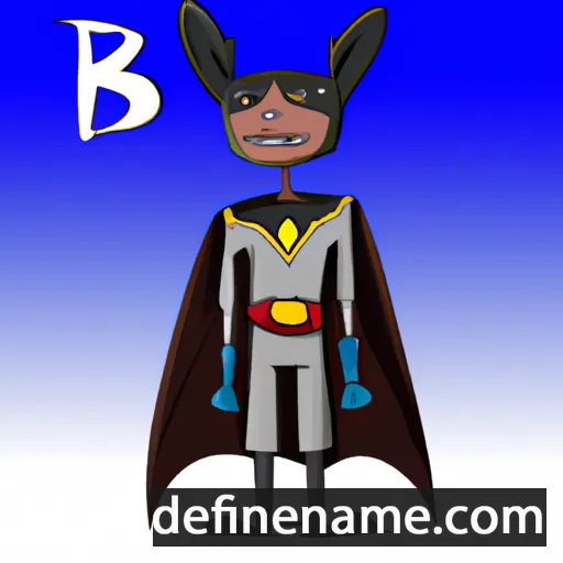 Bat-Erdene cartoon