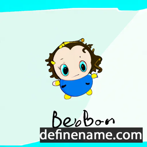 Bébhionn cartoon