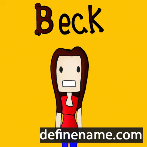 Becka cartoon