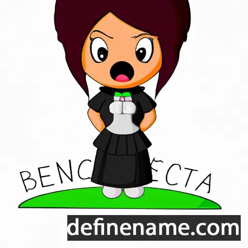 Benedicta cartoon