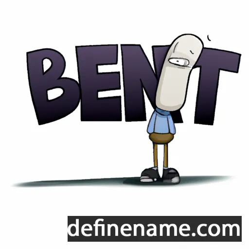 cartoon of the name Bent