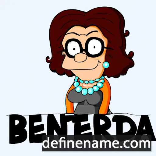 Bernadeta cartoon