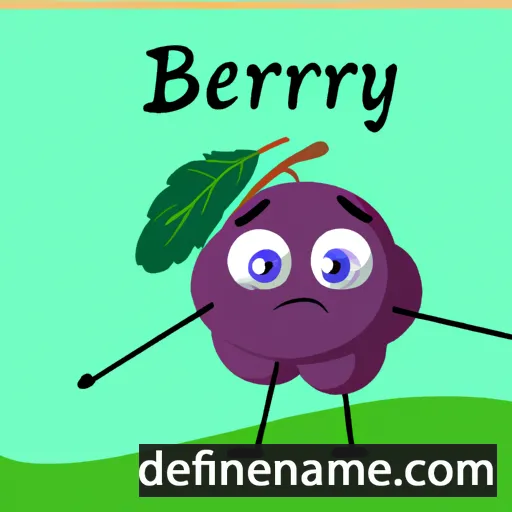 cartoon of the name Berry