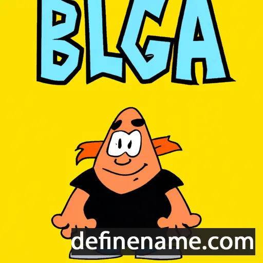 Blaga cartoon