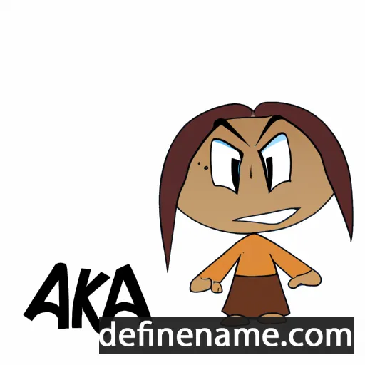 'Aka'aka cartoon