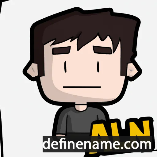 cartoon of the name Aian