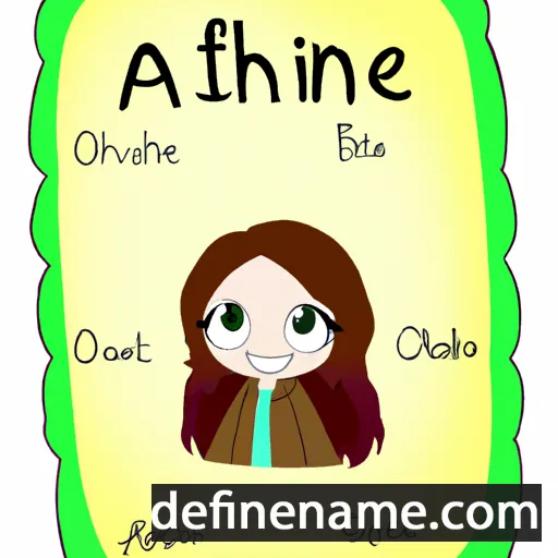 Aibhne cartoon