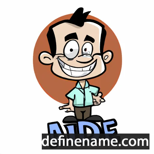 cartoon of the name Aide