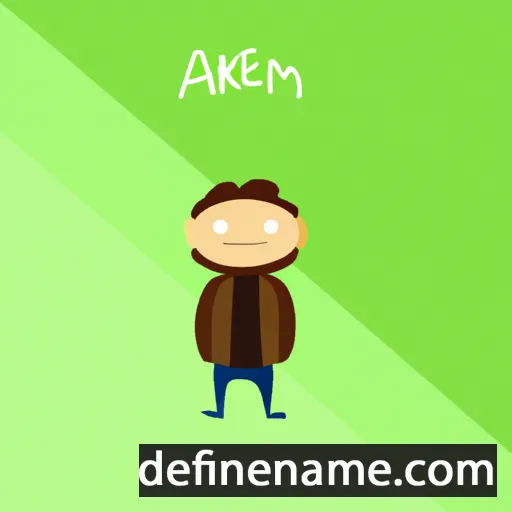 Aikerim cartoon