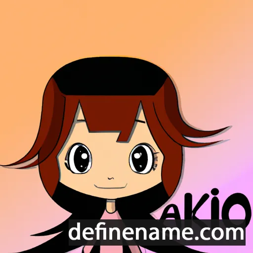 cartoon of the name Aiko