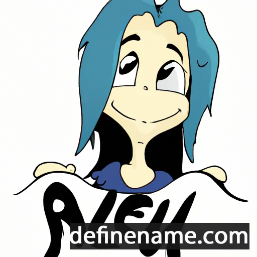 cartoon of the name Ailen