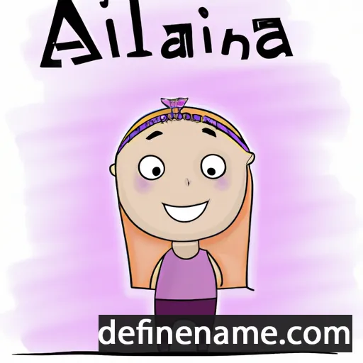 Ailina cartoon