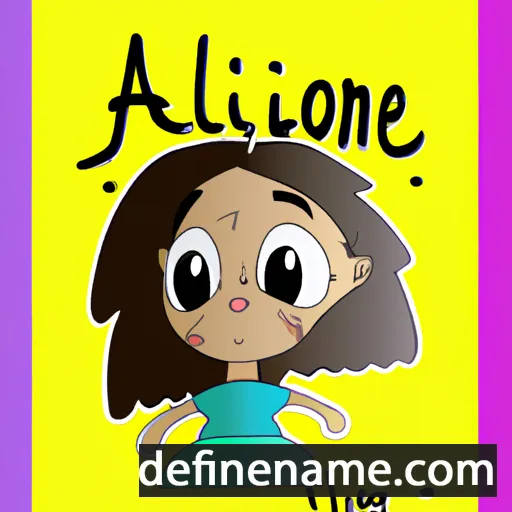 Ailinónë cartoon