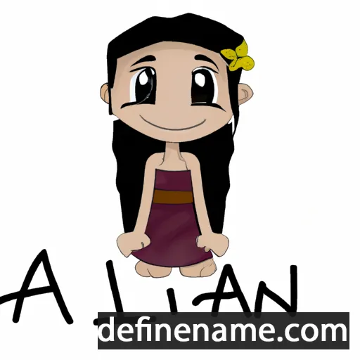 Ainalani cartoon