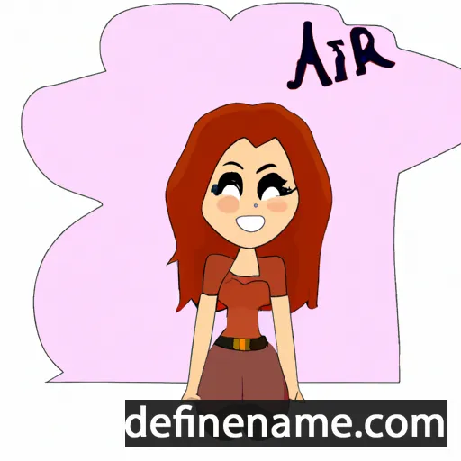 cartoon of the name Aira