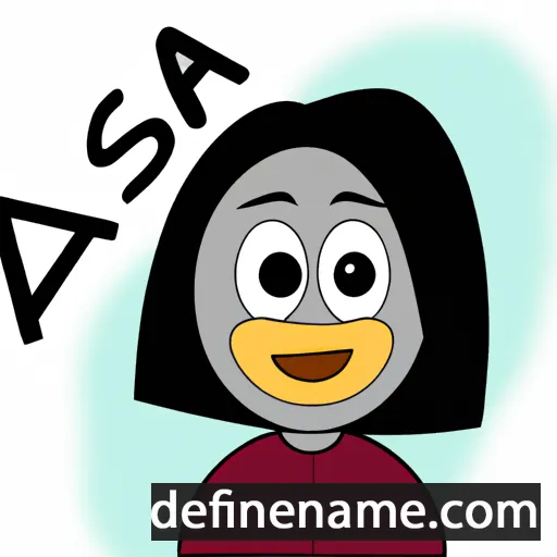 cartoon of the name Aisa