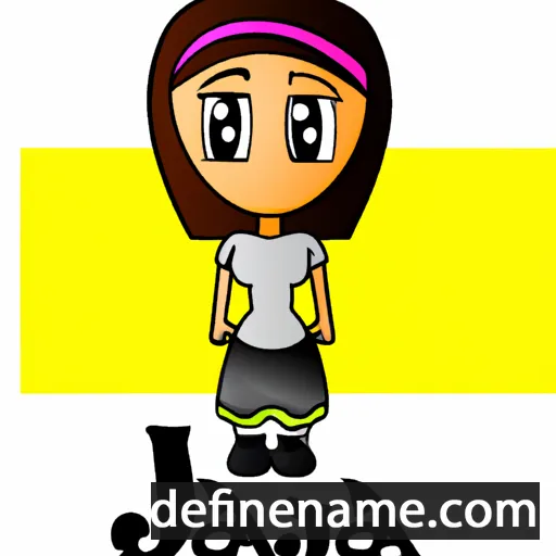 cartoon of the name Aja