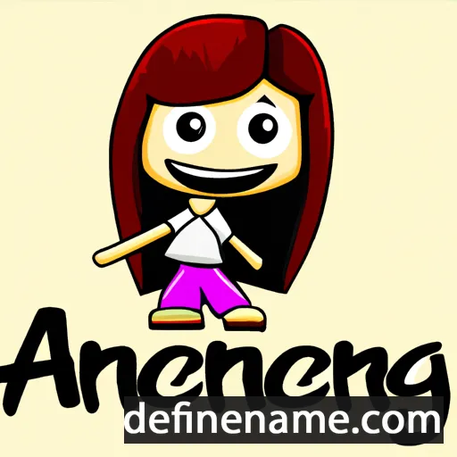 Ajeng cartoon