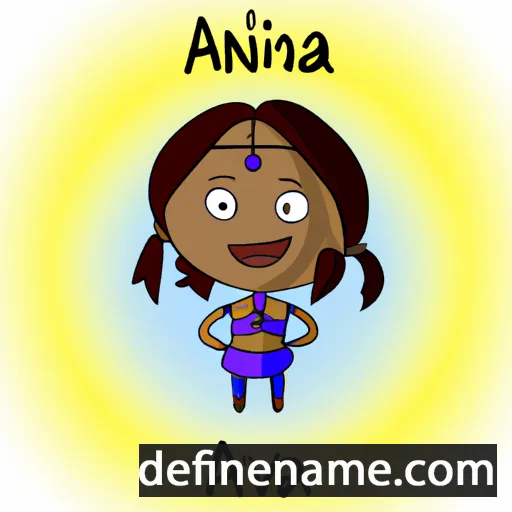 cartoon of the name Ajna