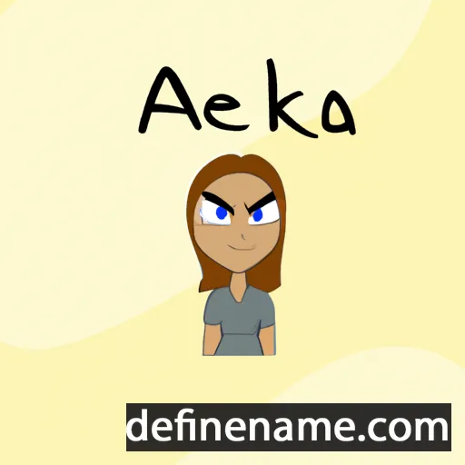 Akaela cartoon