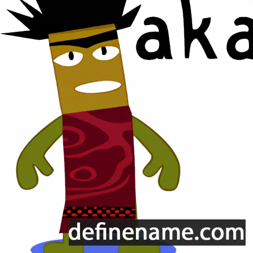 Akau cartoon