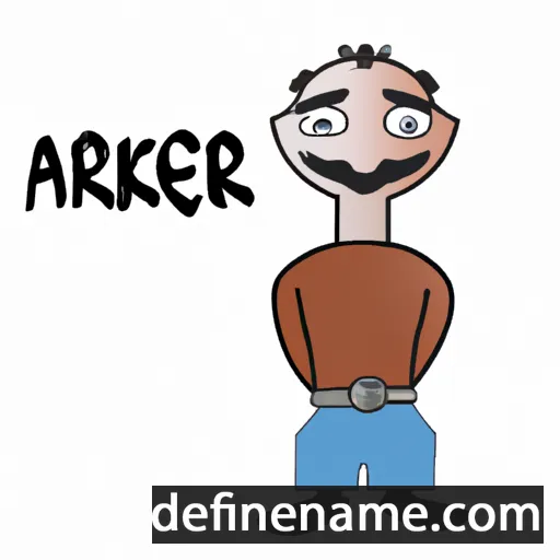 Akerke cartoon