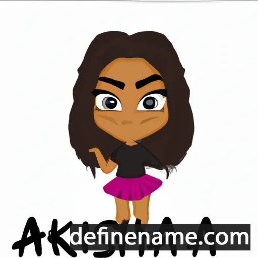 Akisha cartoon