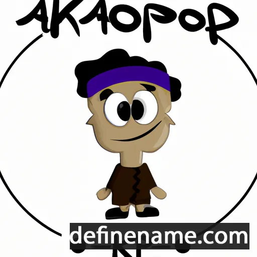 Akop cartoon