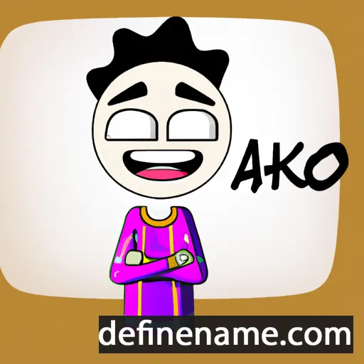 Akoq cartoon