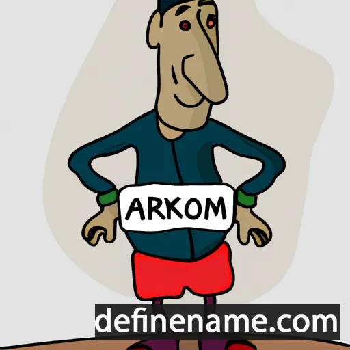 Akrom cartoon