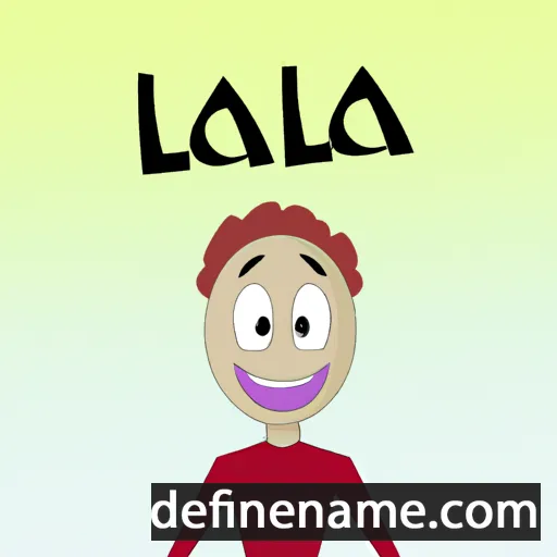 cartoon of the name Alaa