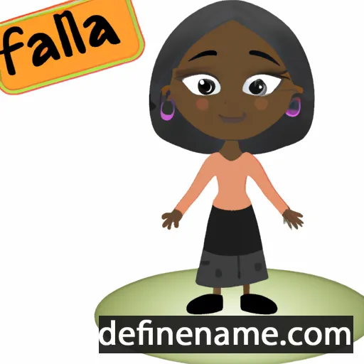 Alafia cartoon