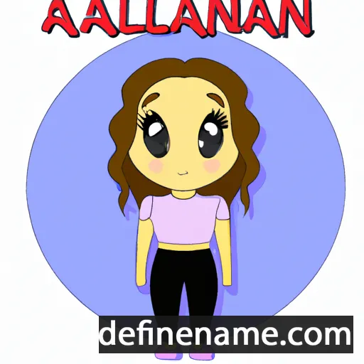 Alainna cartoon