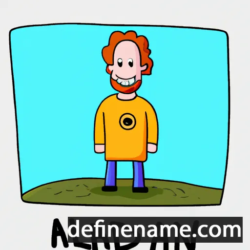 cartoon of the name Aland