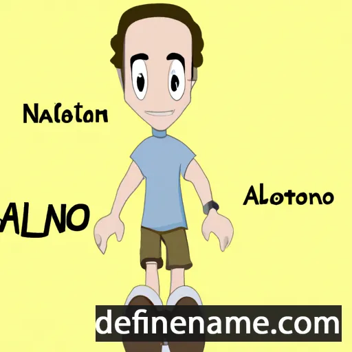 Alano cartoon