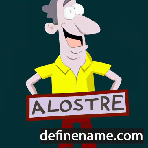 Alastore cartoon