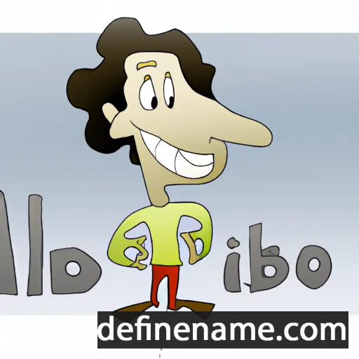 Albaro cartoon