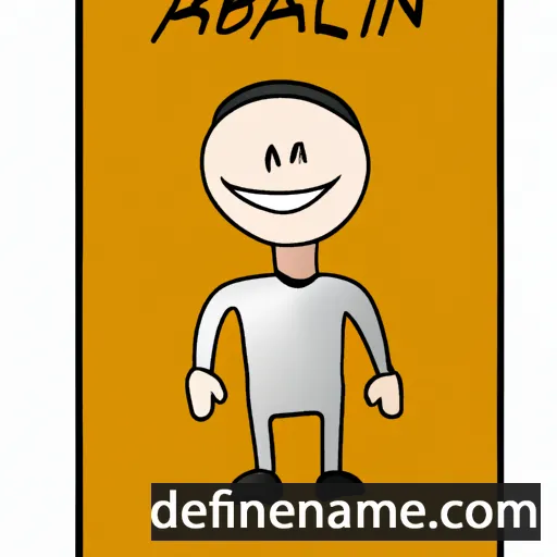 Alblan cartoon