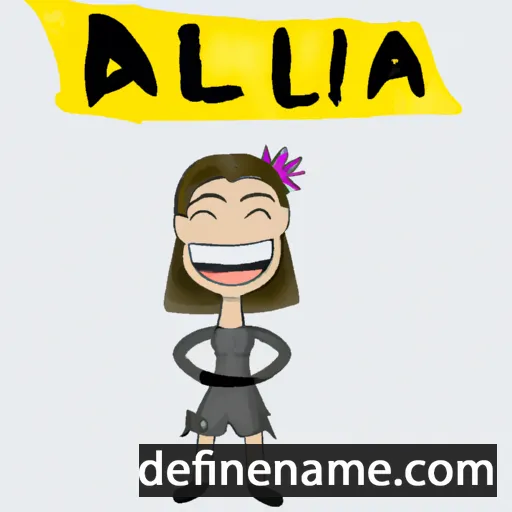 Alcínia cartoon